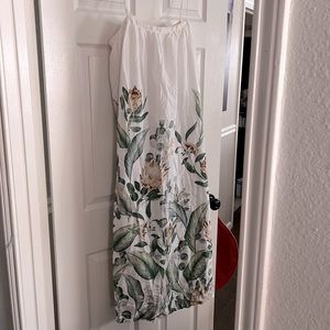 Linen Blend H&M Garden Maxi Dress - XL